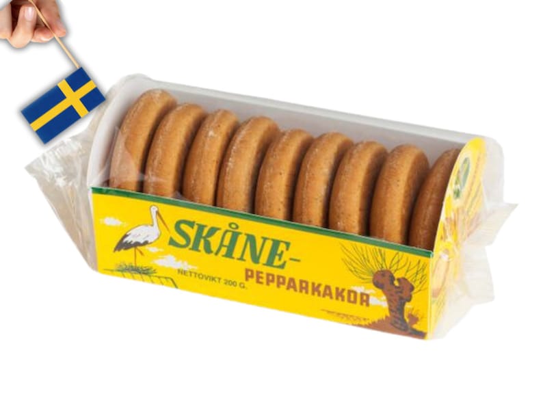 Gille Skåne Soft Ginger bread, Skåne Pepparkakor 200g 7.05 oz, christmas cookies, swedish food, scandinavian food, ginger bread image 1