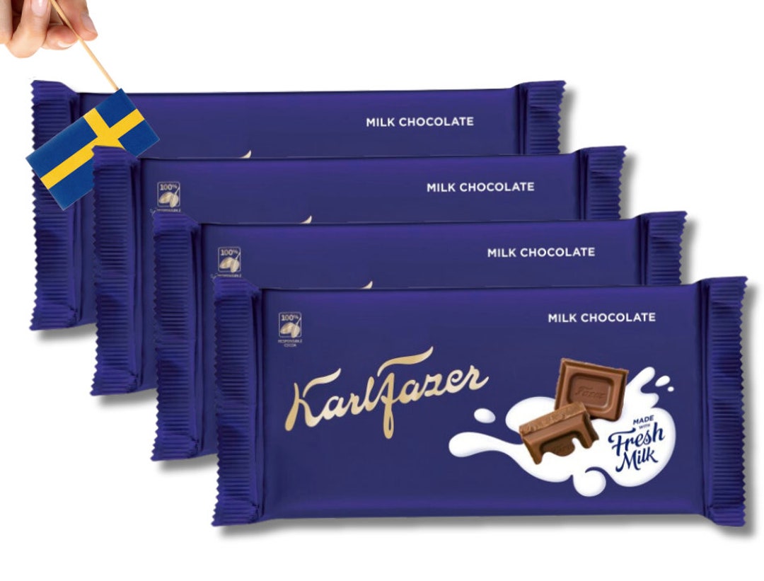 Buy Karl Fazer Chocolate Bars 145 G Oz, Fazer Milk