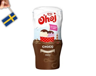GB Glace Ohoj Schokoladen-Schoko-Eis-Sauce, Glassås, Chokladsås, Eiscreme-Topping, schwedisches Essen, skandinavisches Essen