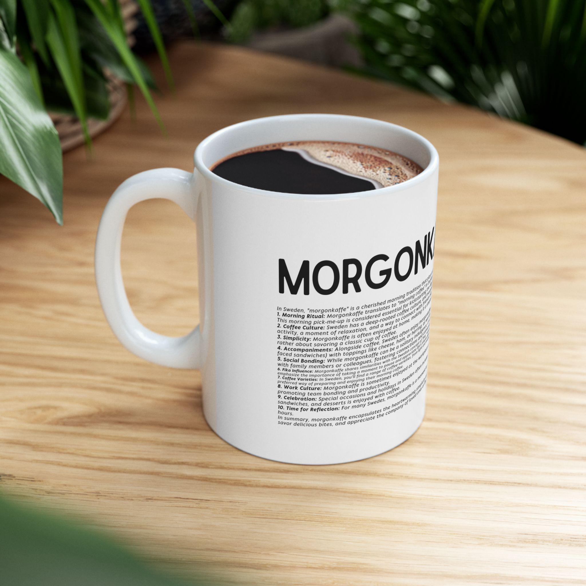 MORGONKAFFE Ceramic Mug for Coffee Lovers - Morning Motivation, Office  Gift, Custom Mug, Tea Time, Cozy Vibes - Etsy, image size:2048x2048