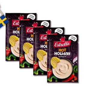 4 Pack Estrella Hot Holiday Dippmix – 24g (0.84oz)