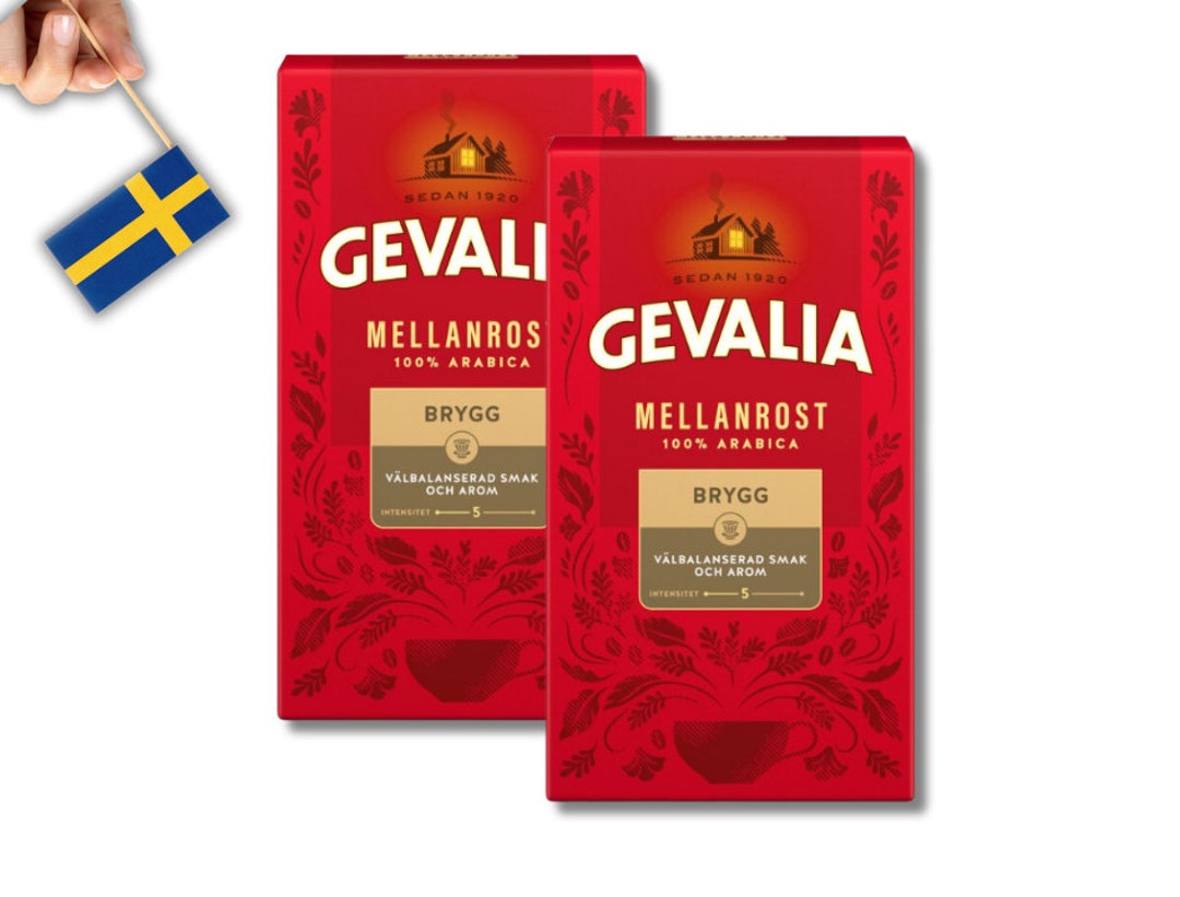 2 Packs of Gevalia Swedish Coffee 450 G 15,90 Oz, Mellanrost, Swedish Coffee. Medium Roast