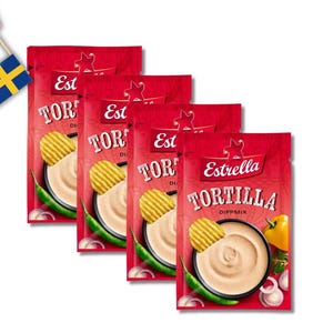 4 Bags Estrella Tortilla Dippmix – 24g (0.84oz)
