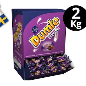 2 Kg of Dumle Swedish Liquorice Chocolate, Godis, Swedish Candy, Chocolate from Sweden, Mjölkchokad, Swedish Gifts, Sweden,lakrits