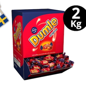 2 Kg of Dumle Swedish Chocolate, Godis, Swedish Candy, Chocolate from Sweden, Mjölkchokad, Swedish Gifts, Sweden, Choklad