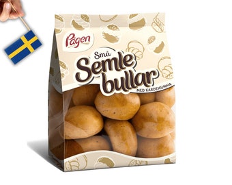 Små Semle bullar by Pågen 300g (10.58 Oz), Swedish Kardemumma rolls, kardemom buns, kanelgifflar, swedish fika, swedish food, kanelbullar