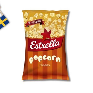 Estrella Popcorn Cheddar – 65g (2.29oz)