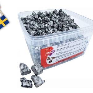 2 KG (70.54 oz) Djungelvrål, Swedish Licorice Candy Sweden, Swedish Salt Licorice, Swedish Licorice Candy, Swedish Djungelvrål, Candy