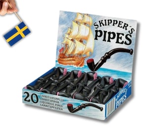 Malaco Skippers Pipes candy 340g (11.99 Oz), Swedish candy, licorice candy, swedish food,