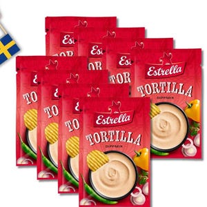 8 Bags Estrella Tortilla Dippmix – 24g (0.84oz)