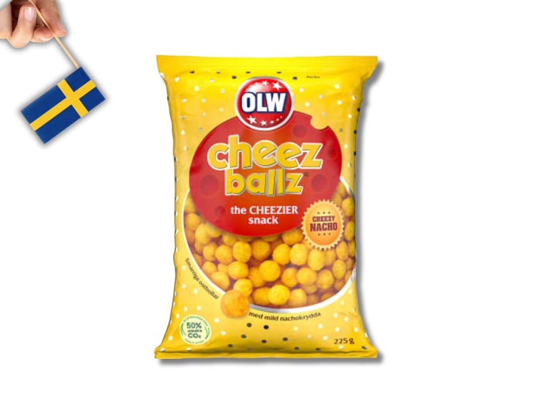 OLW Cheez Balls – Classic Cheesy Snack, 225g (7.93oz) - Etsy