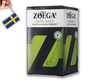 Zoegas Skånerost 450 g (15,84 oz) Coffee Sweden, Café suédois, Fika suédois, Café suédois, Café filtre, Café suédois, cuisine suédoise