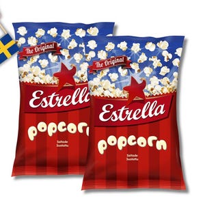 2 bags Estrella Popcorn – 65g (2.29oz)