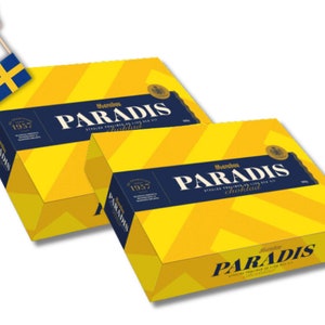 2 boxes Swedish Paradis Chocolate 500 g (17,63 Oz), Chocolate Pralines from Sweden, Swedish Chocolate Gift Box, Marabou