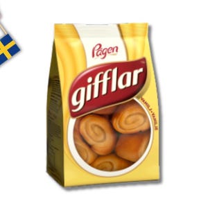 Pågen Gifflar Vanilj – 280 g (9,87 oz) – Pasteles suaves y dulces rellenos de vainilla