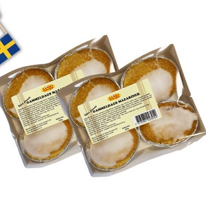 2 cajas de Sanjo Old fashioned Mazarin 220 g (7,76 oz), Gammeldags, fika sueca, pasteles, galletas, comida sueca, sabor a almendra, sueco