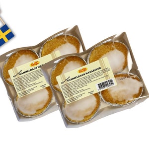 2 Boxes Sanjo Old fashioned Mazarin 220g (7.76os), Gammeldags, Swedish fika, Pastries, cookies, swedish food, Almond flavour, swedish