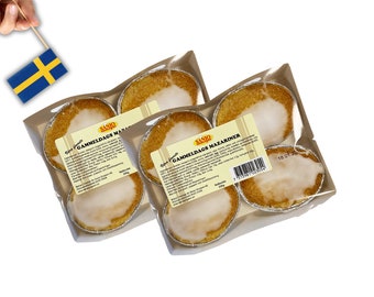 2 Boxes Sanjo Old fashioned Mazarin 220g (7.76os), Gammeldags, Swedish fika, Pastries, cookies, swedish food, Almond flavour, swedish