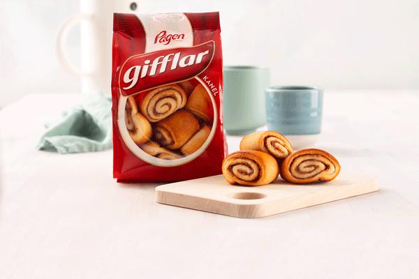シナモンパン Pågen の Gifflar 2 袋 300g (10.58 オンス)、スウェーデン風