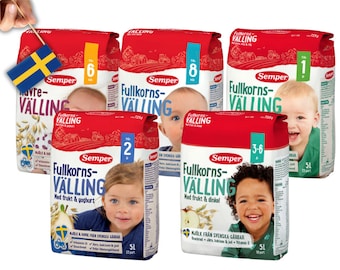 Semper Välling, Swedish Välling, Swedish Gruel, Välling Sweden, Semper Wholemeal Gruel, Sweden Välling, Semper Gruel 6 months - 6 years