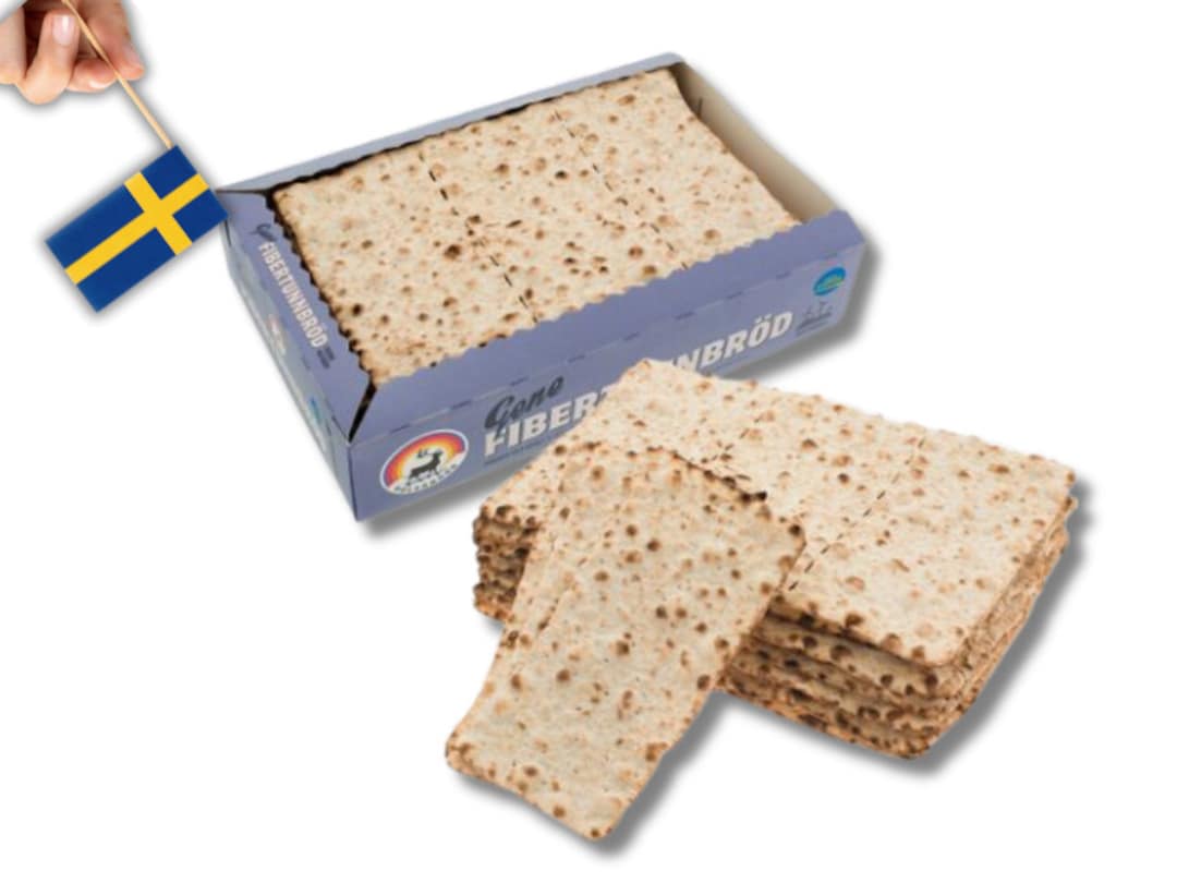 Polarbröd Fibertunnbröd 330g (11.64 Oz) Gene, Swedish Hard Bread ...