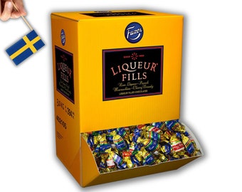 Fazer Liqueur Fills, Liqueur Filled Chocolates, Finnish Chocolate Liqueur, Fazer Chocolate Finland Select Qty (5-150), candy, Swedish fika