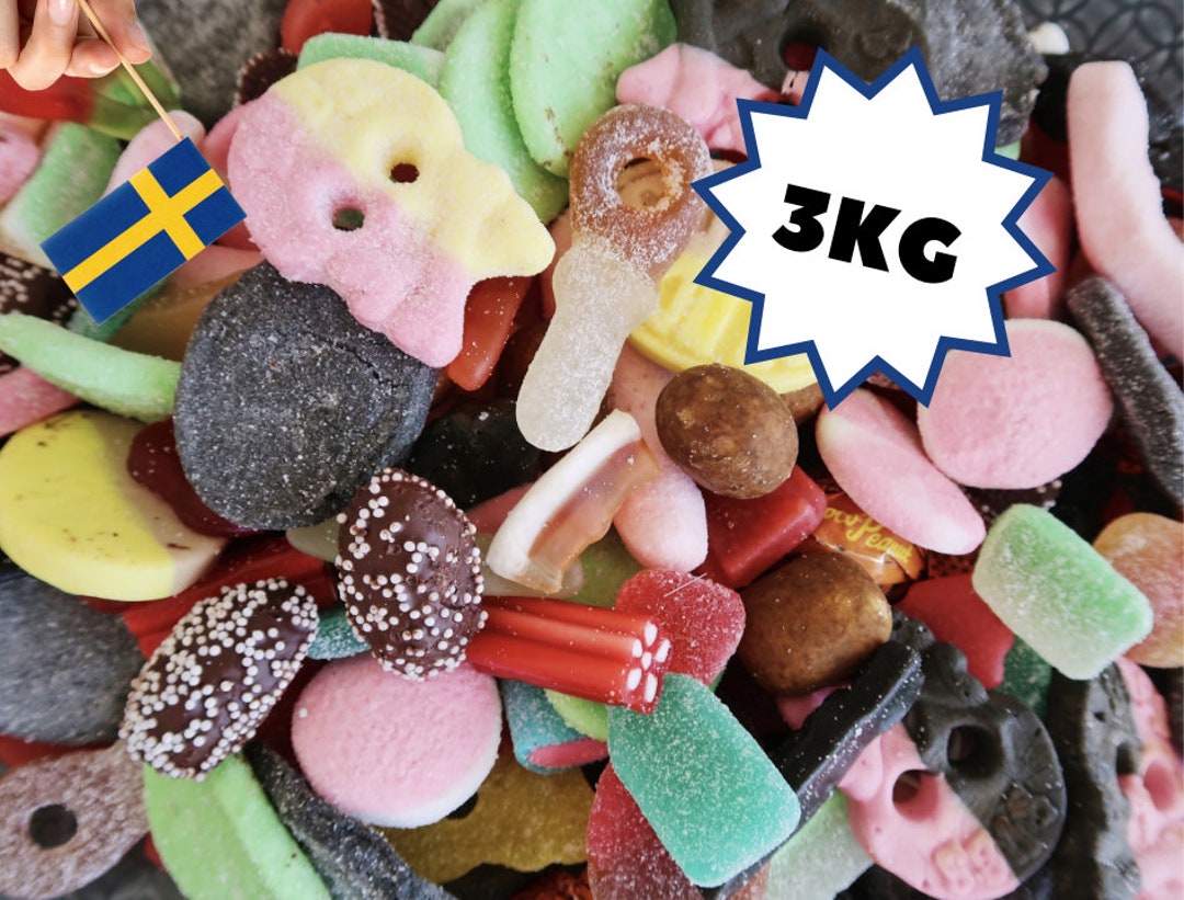 3kg Swedish Candy L sgodis Swedish Mix Candy Mixed Candy From Sweden 