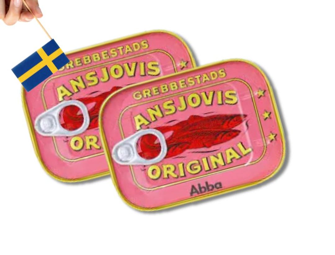 2 Cans Grebbestads Ansjovis Original Abba, 125g (4.40oz) – Swedish ...
