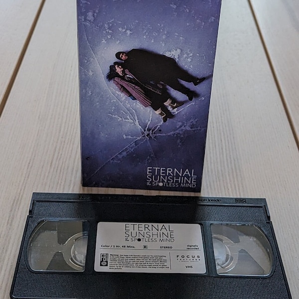 Custom Eternal Sunshine of the Spotless Mind (2004) Playable in VCR VHS Nostalgic Art Piece, Case & Tape w/ Label