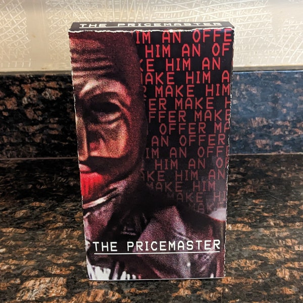 Custom The Pricemaster (2001) Playable in VCR VHS Tape Nostalgic Art Piece, Case & Tape w/ Label