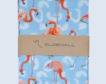 Oldehall Vibrant & Colorful Flamingo Kitchen Towel / Tea Towel for Daily Use/Home Decoration - Blue Design