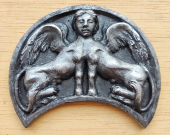 Classical Roman Sphinx Relief - Period Decoration / Eagle medal, classic decoration, roman Pharela for historical reenactment.
