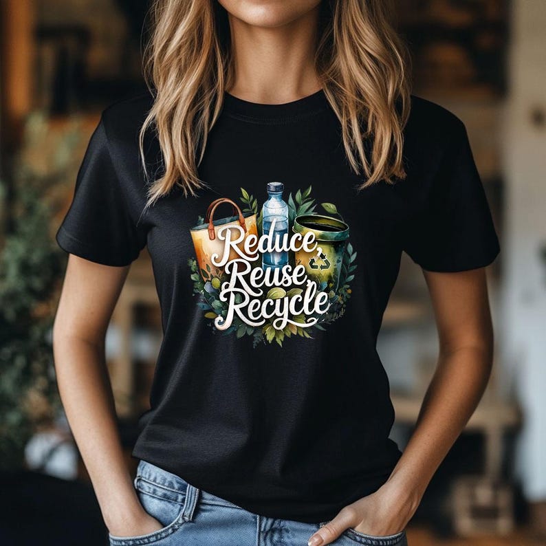 Reduce Reuse Recycle PNG: Eco-friendly Clipart (digital Download) - Etsy