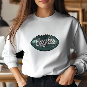 Eagles Football PNG: Mascot Sublimation Design (Digital Download)