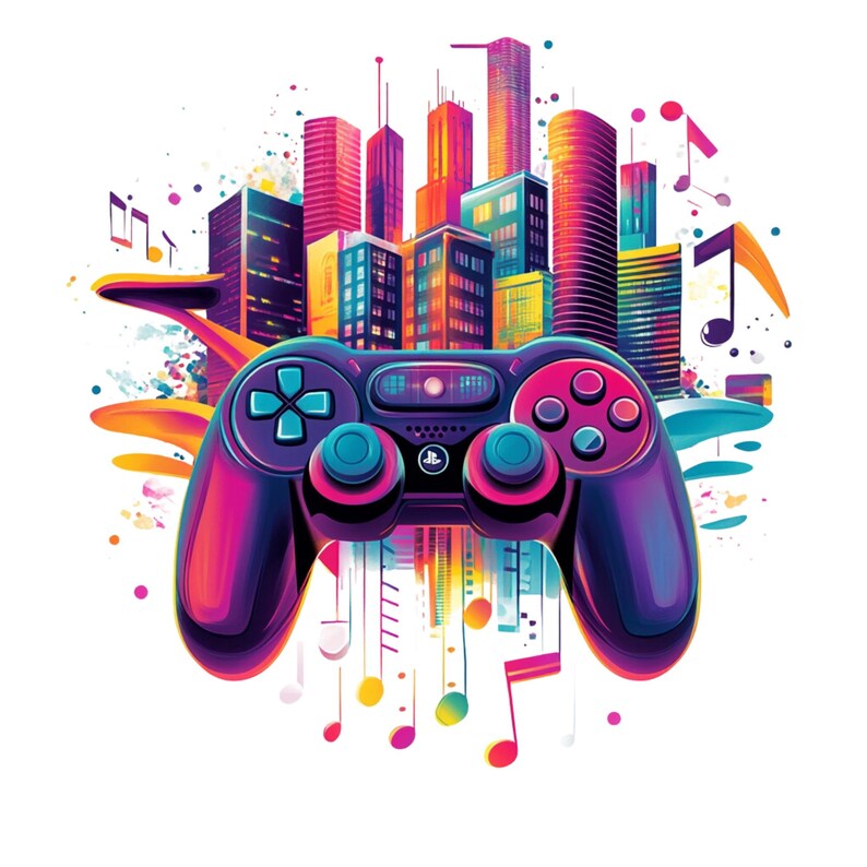 Game Controller Clipart: Gamer PNG Graphics (digital Download) - Etsy