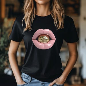 Glossy Lips PNG Clipart: Sassy Kiss Design (Commercial Use)