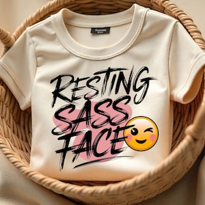 Resting Sass Face PNG - Funny Sassy Quote Clipart - Attitude Typography Design for T-Shirts, Mugs, Tote Bags, Hoodies, Stickers, Sublimation