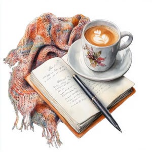 Clipart per planner: adesivi per planner Boho ad acquerello (file per uso commerciale)