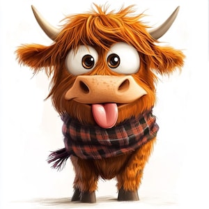 10 Cute,funny and Crazy Cow Clipart, Cow Clipart PNG,JPJ Funny Cow Clipart, Cute Animals Clipart, Funny Cow, Commercial Use digital file