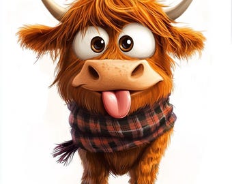 10 Cute,funny and Crazy Cow Clipart, Cow Clipart PNG,JPJ Funny Cow Clipart, Cute Animals Clipart, Funny Cow, Commercial Use digital file