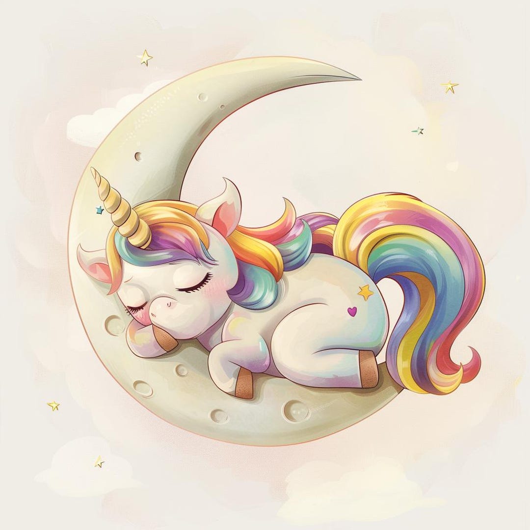 10 Watercolor Baby Unicorn Collection Clipart,jpj,png Unicorn Clipart ...