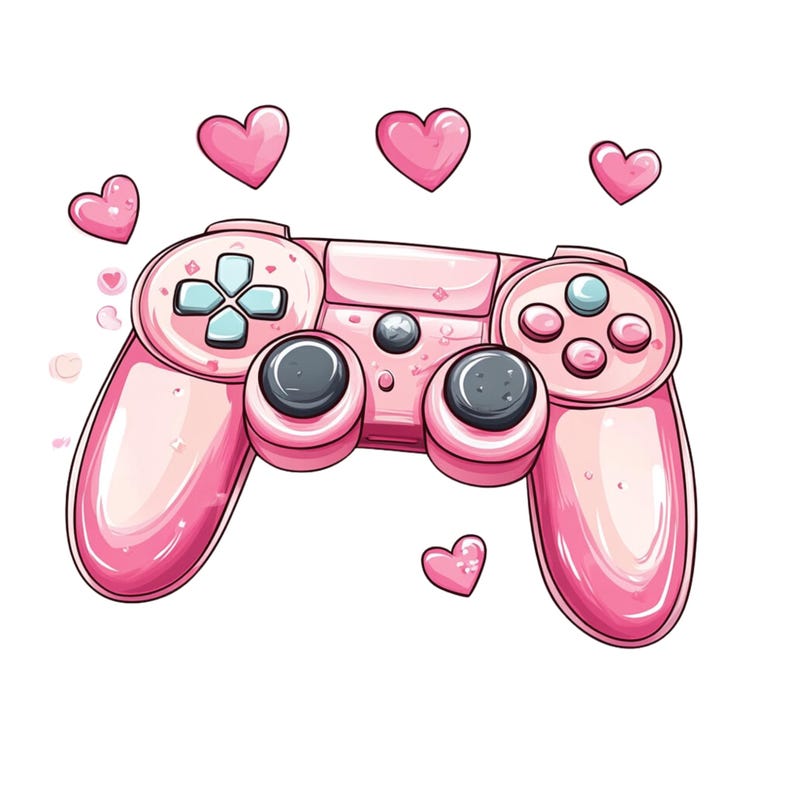 Game Controller PNG Clipart: Gamer Graphics, Sublimation Designs - Etsy