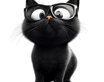 Clipart grappige kat: speelse cartoon-png-afbeeldingen (commercieel gebruik)