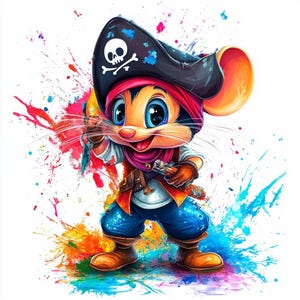 8 Imágenes prediseñadas de ratón divertido, lindo ratón, JPJ, imágenes prediseñadas de ratón de dibujos animados, imágenes prediseñadas de animales del bosque, imágenes prediseñadas de ratón, uso comercial, archivo digital