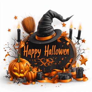 8 Watercolor Halloween Cute Clipart, PNG,JPJ, Halloween Clipart, Cute Ghost Clipart, Bat Clipart, Halloween Bundle, Commercial Use, File