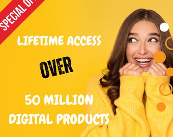 Lifetime Access to over 50 million Digital products including newly added items I PLR I MRR