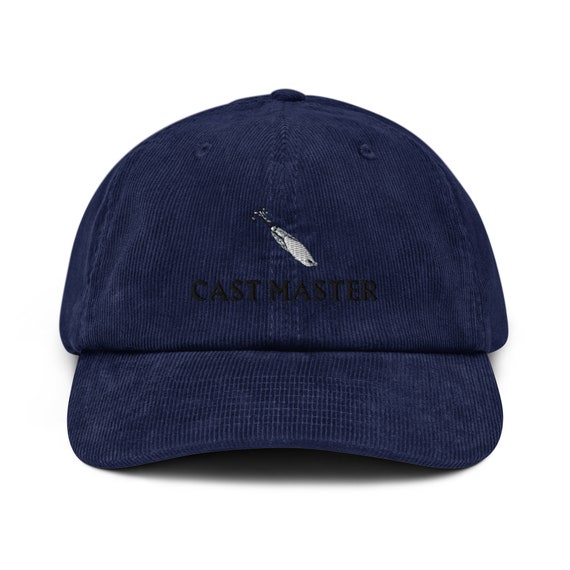 Corduroy Fishing Hat - Cast Master (Black font)