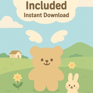 Kawaii Pastel Wallpaper Set – Cute Digital Background for Phone, Tablet & Desktop | Instant Download