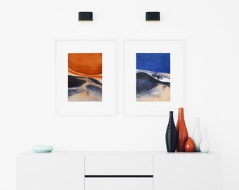 Set of two paintings as digital files.Original watercolor paintings digitized.Instant download.No physical items will be sent.