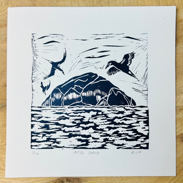 Ailsa Craig Lino Print
